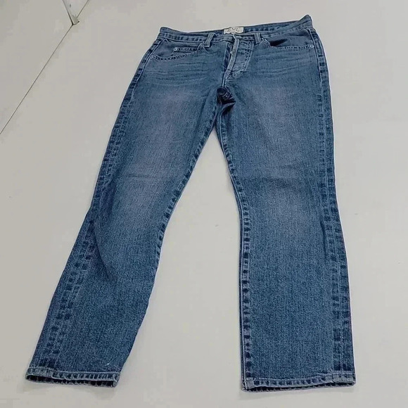  Eve Denim The Silver Bullet Denim Straight Jeans - Picture 4 of 14